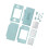 For  NDS Lite/NDSL Full Housing Shell Transparent Replacement Complete Case with Buttons Repair Kit B 2