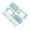 For  NDS Lite/NDSL Full Housing Shell Transparent Replacement Complete Case with Buttons Repair Kit B 3