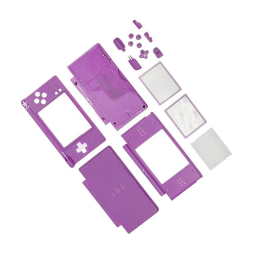 For  NDS Lite/NDSL Full Housing Shell Transparent Replacement Complete Case with Buttons Repair Kit C 2