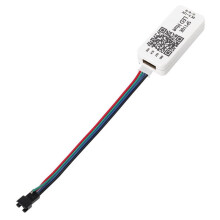 SP110E Controller for 5-24V WS2811/WS2812B RGB LED Strips - Music Sync App Control