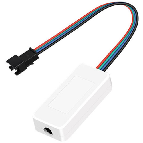 SP110E   Controller for 5-24V WS2811/WS2812B RGB LED Strips -  Music Sync App Control 1