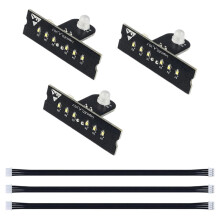 Vervangende LED-Verlichtingsmodule voor de Extruder voor voor Kobra 3: 3 Stuks Printkop-Hotendverlichtingsmodule met Kabels
