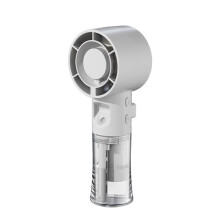 Draagbare Luchtbevochtiger/Ventilator, -Nevelventilator, Oplaadbare Handventilator met Hoge Sproeikracht, Handventilator met Turbofunctie,