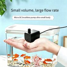 Water Circulation Pump USB Aquarium Fish Tank Filtration Pump Pet Fountain Submersible Adjustable 5V +Water Pipe