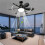 Ceiling Fan with Light E27 52CM Fan Light with Remote Control Super Quiet Socket Ceiling Fan for Home Lighting 4