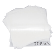 Paquete de 20 Láminas de Mylar de 7,5 Mil, Papel para Plantillas de 12 X 12 Pulgadas para , Corte, Plástico para Plantillas de Acolchado