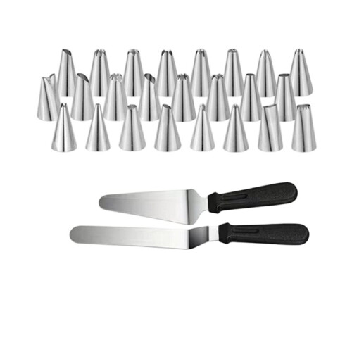 39pcs Cake Decorating Tool Kit -Non-Slip Turntable for Beginners DIY Cream Cookies Cake Making Bake Tools 2