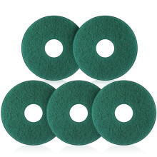 5 Stuks Vloeronderhoudspads, Dieptereiniging en Licht Strippen, 33 cm Non-Woven Schrobpads voor Vloerschrobber