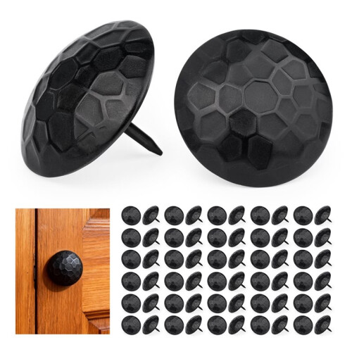 60 Peças de Pregos Decorativos Redondos Grandes de Ferro de 1,5 Polegadas, Pregos Rústicos para Móveis, Pregos Decorativos Antigos 1