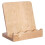 Scalloped Wooden Cookbook Stand with Removable Cutting Board for Kitchen Use 1
