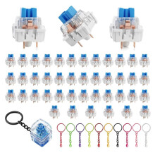 50 Clicker per Stampe 3D, Fidget Spinner DIY Stampati In 3D e Clicker per Tastiera A 3 Pin, Clicker Tattile per Tastiera.