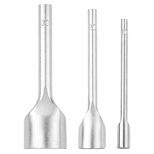 3PCS Leather Corner Punch Tool, 10/20/30mm Half Round Cutter Leather Tool for Clean Curved Edges