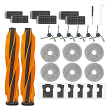 28 Piezas de Accesorios para el Robot Aspirador para Mova Mobius 60: Cepillos Principales, Filtros, Bolsas para el Polvo, Mopas, Cepillos Laterales