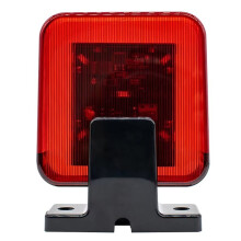 LED Wall Mount Emergency Strobe Light - Outdoor 12V 24V 220V Universal Flashing Signal & Warning Lamp
