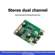 3.7-5V TWS Stereo Power Amplifier Board Dual Channel High Sound Quality 2x10W Output Sound Module