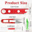 4 Pcs Sewing Machine Needle Threader with Seam Ripper, 4 in 1 Automatic Needle Threading Tool with Magnifier & Ruler 8