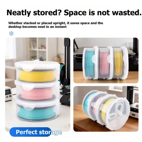 Lot de 2 Boîtes de Séchage Étanches pour Filament 3D, à Fixer au Mur 2