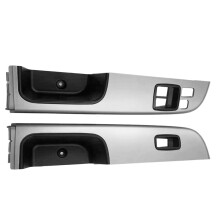 1 Coppia di Interruttori per Bracciolo Porta, Vetro Finestrino per Patrol Y61 2 Porte 05-23 90961-VB700 90962-VB700 Argento