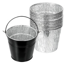 Grease Bucket with Disposable Aluminum Foil Liners Fit for Traeger Pit Boss Pellet Grill BBQ Drip Tray Accessories