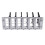 PiRack-M6F Multi-Node Server Cluster Kit 2U Rack Mount Kit for Raspberry Pi 4/5 Multi-Node Server Cluster 8