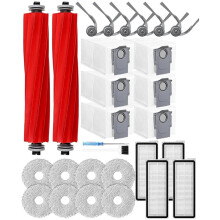 28PCS QV35A Accessories for Qrevo S Pro/QX Revo /QV 35S/QR 598/QR 798 Robot Vacuum,QV 35A Replacement