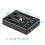 Camera Baseplate Quick Release Plate 1/4"-20 & 3/8"-16 Thread for     Cage Rig 6
