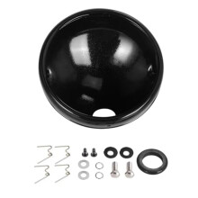 7" Motorcycle Headlight Bucket for V-Star 650 Classic with Hardware Hides Wires and Protects Lights