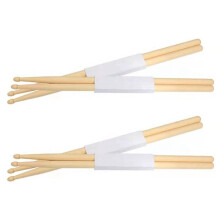 Klassieke Houten Drumstokken, Maat 5A, Klassieke Drumstokken van Esdoornhout, Geschikt voor Volwassenen en Kinderen, Perfect Als Cadeau.