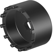31520 Asmoersleutel met 12 Pinnen voor Het Vastdraaien van de Borgmoer van de Naaflager voor Ram 3500, 4500 2019+ 12" Assen, 1/2" Aandrijving
