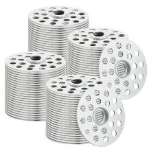200 Pieces 1 Inch Plaster Washers for Wall Repair, Metal Discs for Wall Repair,Drywall Rings Buttons,Supports Fastener