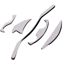 Fascial Knife Deep Tissue Muscle Scraper Guasha Tool Set for Relieve Sore Muscles Stainless Steel Fascial Massager