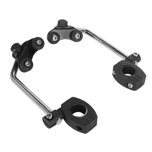 7/8" 22mm Universal Motorcycle Windshield Mount Bracket Handlebar Wind Screen Clamp