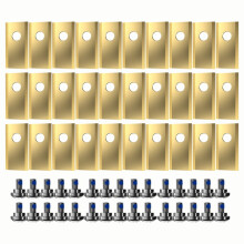 30Pcs Replacement Blades with Screws for   Robotic Lawnmower Blades Replacement Cutting Blades and Bolts A