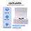 Retro CD Player Support CD BT USB 3.5mm AUX Portable CD Player Rechargeable -Compatible 5.0 Home Music Player 6