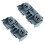 2-Pack WD28X27241 Interchangeable Carrier Roller Kit Durable Lower Rack Wheel Fit for GE Dishwashers 1