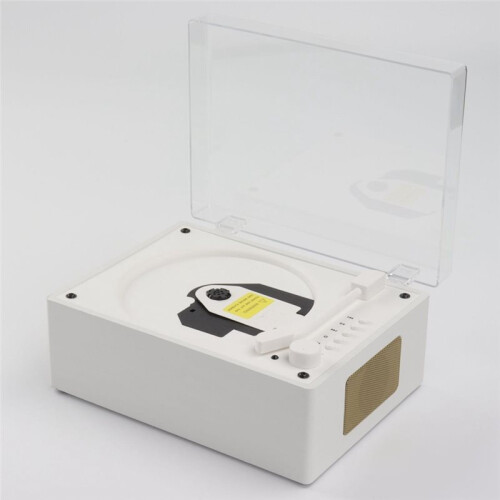 Retro CD Player Support CD BT USB 3.5mm AUX Portable CD Player Rechargeable -Compatible 5.0 Home Music Player 2