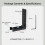 L-Shaped Stand Compatible for  X5, L-Shaped Aluminum Quick-Release Mount, Horizontal/Vertical Shooting 6