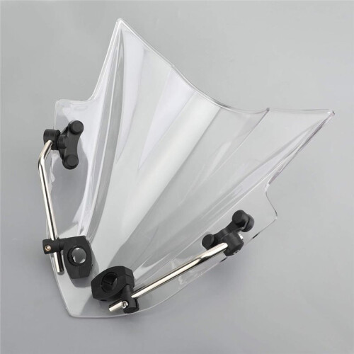 7/8" 22mm Universal Motorcycle Windshield Mount Bracket Handlebar Wind Screen Clamp 1