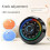 Rechargeable Magnetic Rotating Visual Timer, LED Color Light Countdown Timer, 1-60 Minutes Rotation  Manager 2