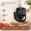Rechargeable Magnetic Rotating Visual Timer, LED Color Light Countdown Timer, 1-60 Minutes Rotation  Manager 4