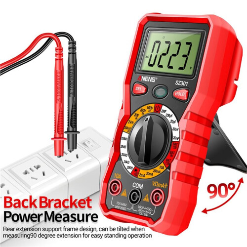 ANENG SZ301 Multi Functional Multimeter 600V AC/ Voltage 10A Current Measurement Electrical Maintenance Instrument Black 2