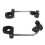 7/8" 22mm Universal Motorcycle Windshield Mount Bracket Handlebar Wind Screen Clamp 7