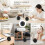 Rechargeable Magnetic Rotating Visual Timer, LED Color Light Countdown Timer, 1-60 Minutes Rotation  Manager 5
