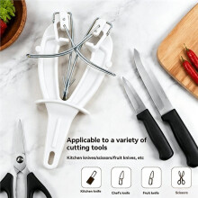Knife Sharpener Rod, Sharpening Steel, Kitchen Knife Honing Tool, Handheld Sharpener for Home Restaurant Use