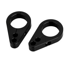 2 Szt. Zacisków Linki Sprzęgła i Przewodu Hamulcowego 1-1/8" do Kierownicy dla Sportster 1200/883 dla dla 1.125"