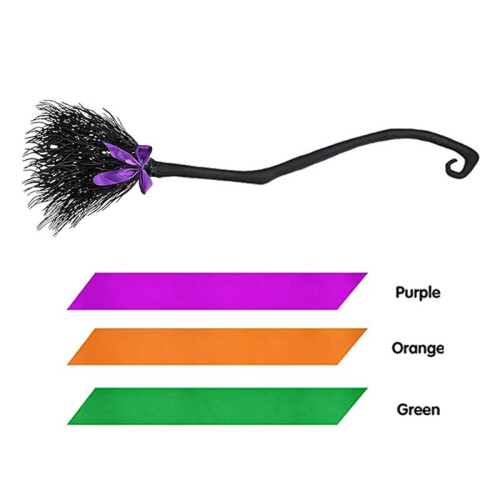 Halloween Decoration Witch Flying Broomstick,Party Dance Costume Props Witch Broomstick Decoration 1