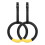 Gymnastics Rings Set with Adjustable Straps for Home and Gym Strength Training 1