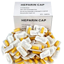 100pcs Heparin Caps IV Catheters for Veterinary Use - Suitable for Dogs, Cats, and Other Animals