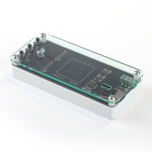 Music Spectrum LED Pickup Analizator Rytmu Audio + Mikrofon Podwójne Wejście Typu C Wskaźnik Poziomu Dźwięku B