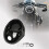 Carcaça Do Farol de 7 Polegadas para Motocicleta para  V-Star 650 Classic com Ferragens. Oculta A Fiação e Protege As Luzes. 3